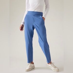 Athleta Brooklyn Ankle Pant in “Cottage Blue”